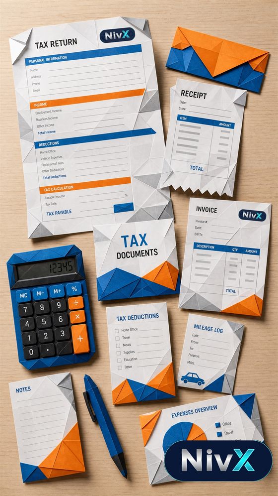 Tradie tax pack on desk